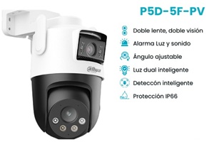 CAMARA EXTERIOR DOBLE LENTE WIFI 5MP